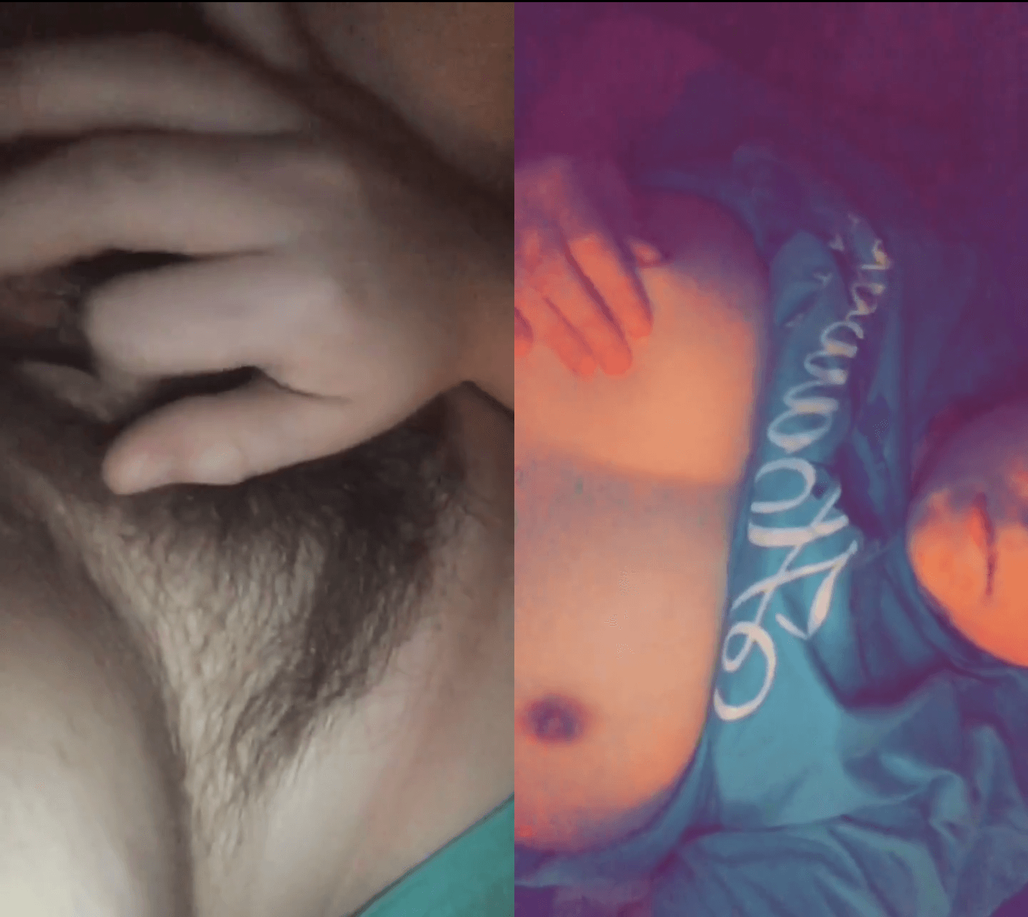 Maya sends a LOT of snaps playing with herself